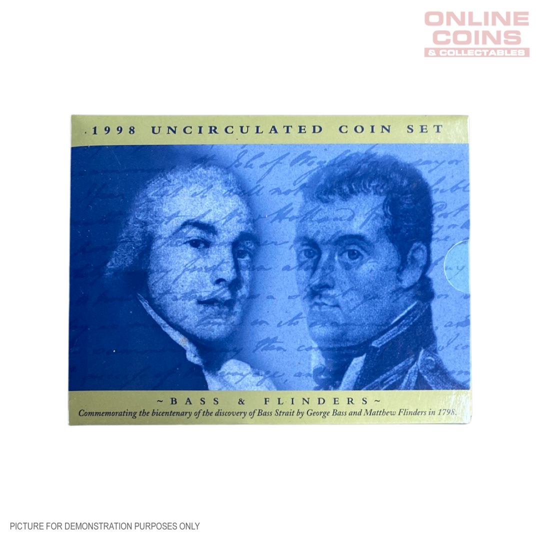 1998 Six Coin Uncirculated Year Set - Bass & Flinders